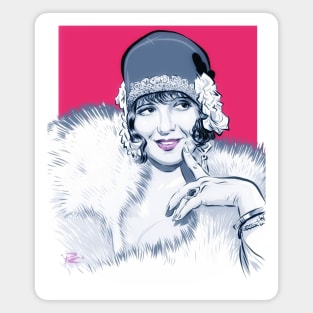 Clara Bow - An illustration by Paul Cemmick Magnet